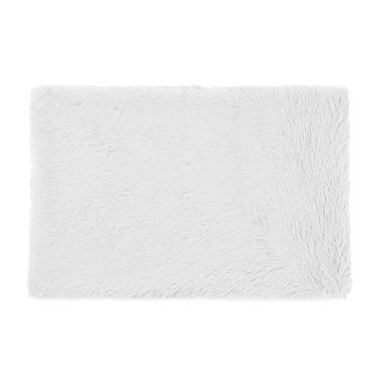 Fluffy Pet Blankets-Soft Faux Fur, Anti-Anxiety Cozy Throws for Cats and Dogs 80*55cm White