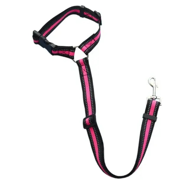 Pet Car Seat Belt & Harness Safety And Style